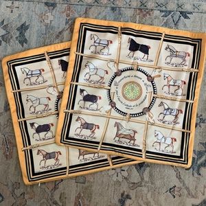 Pair of Horse Throw Pillow Cases